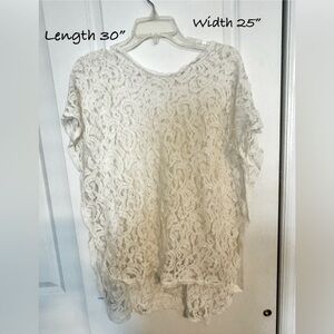 Beach lace cover up
